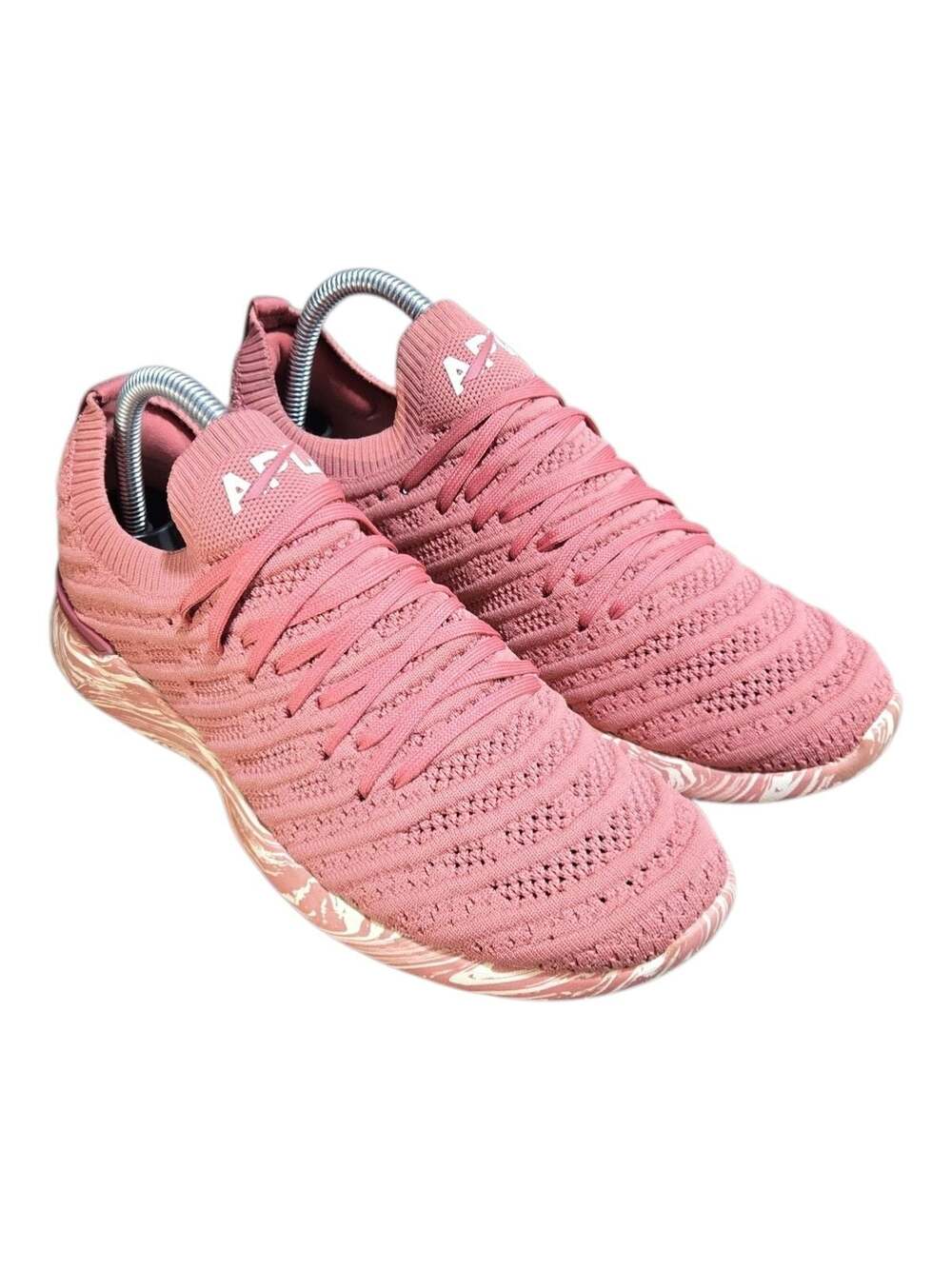 APL Athletic Propulsion Labs Techloom Wave Sneakers in Rose/Marble Size 9